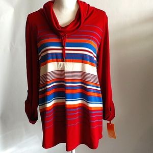 NWT Ruby Rd. cowl neck top
